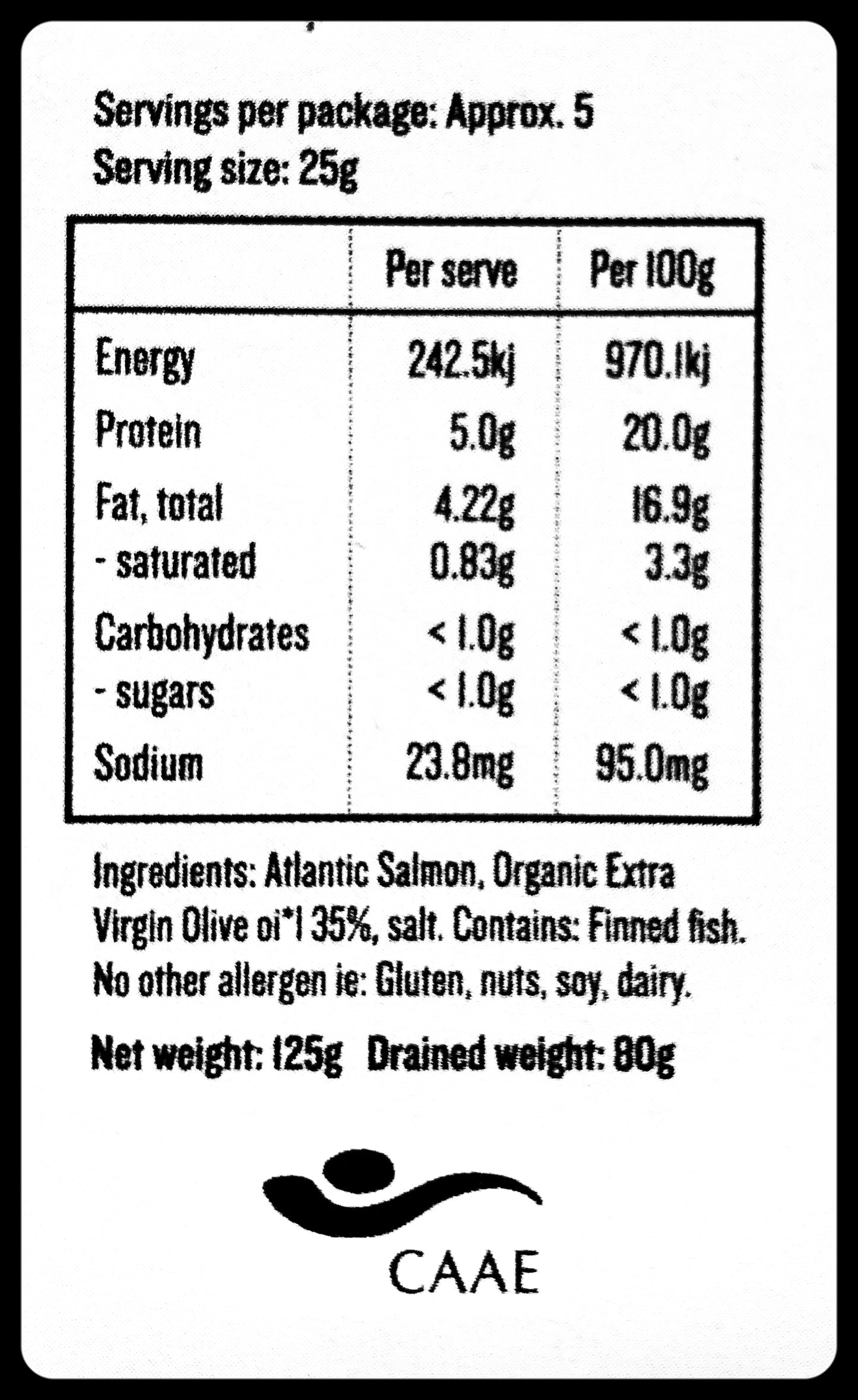 Good Fish Alaskan Salmon in Extra Virgin Olive Oil - Can - 120g