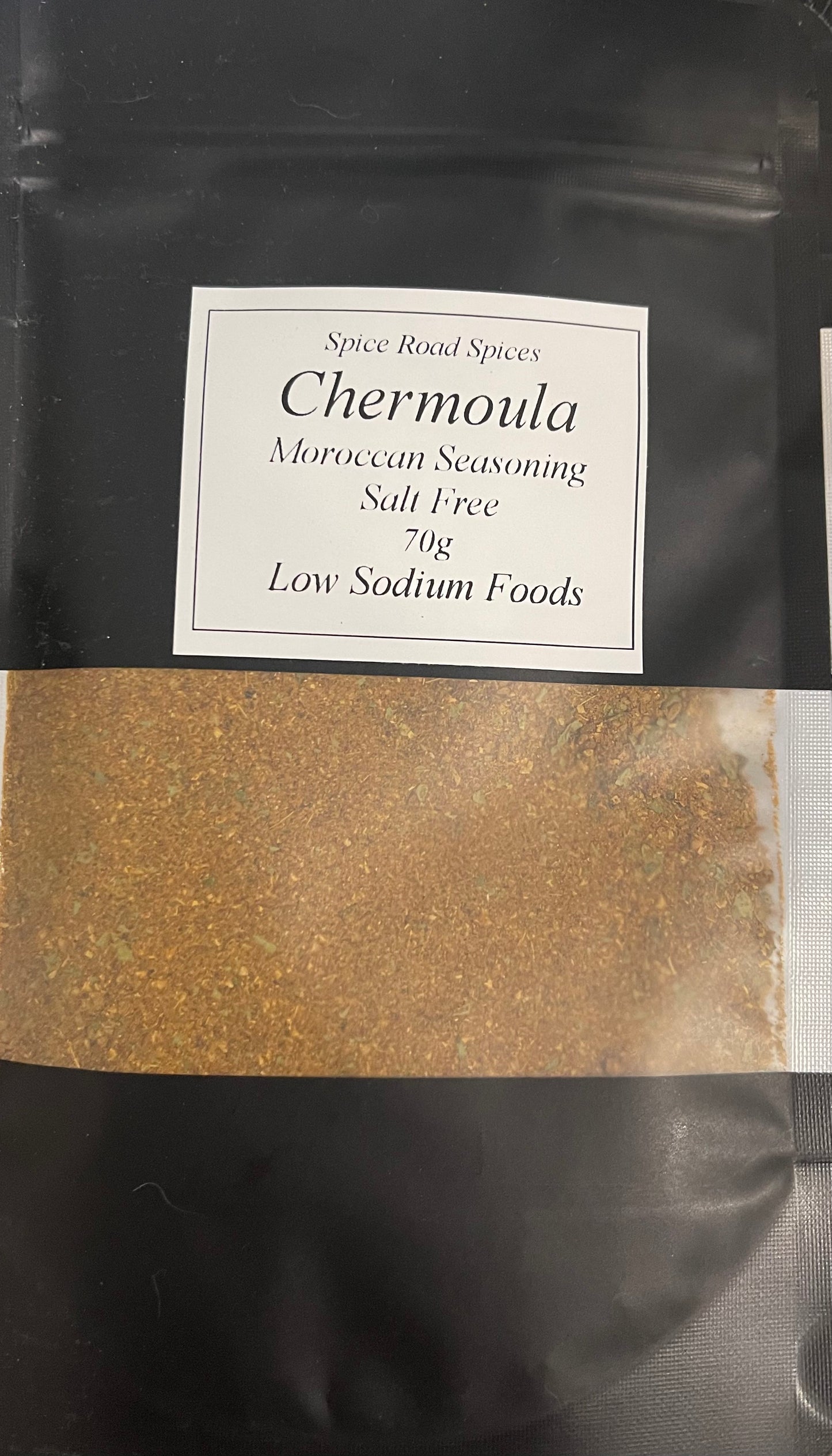 Spice Road Spices - Chermoula seasoning pouch - Salt Free - 80g