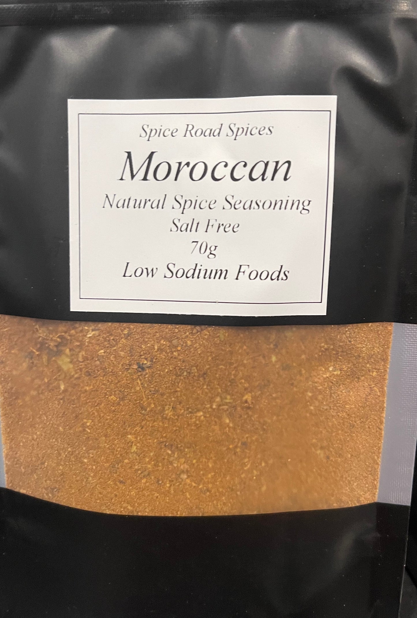 Spice Road Spices -Moroccan Spice Seasoning pouch - Salt Free - 80g