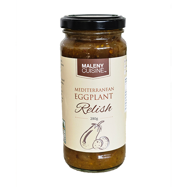 Maleny Cuisine Mediterranean Eggplant Chutney - 280g. Gluten Free