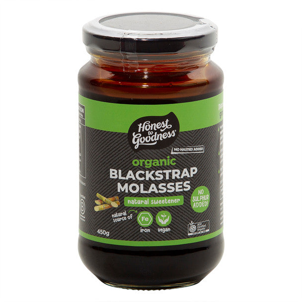 Honest To Goodness Organic Blackstrap Molasses 450g