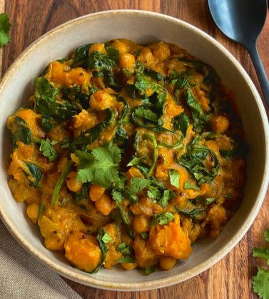 Saucy Spice Co Spinach & Pumpkin Curry - 25g. Gluten Free