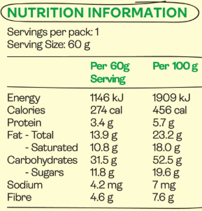 Koja Lemon Coconut Oat Bars 60g