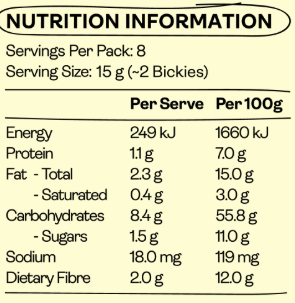 Koja Multipack Mini's Super Bickies Apple Cinnamon 120g