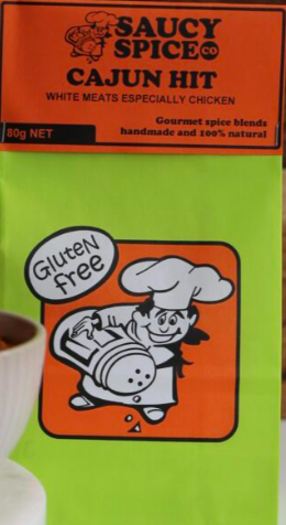 Saucy Spice Co Cajun Stir Fry - 80g. Gluten Free