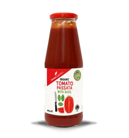 Ceres Tomato Passata with Basil 680g