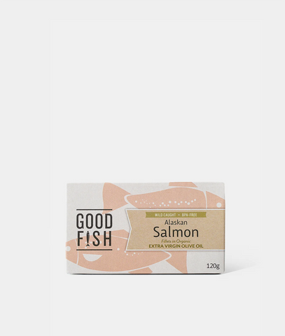 Good Fish Alaskan Salmon in Extra Virgin Olive Oil - Can - 120g