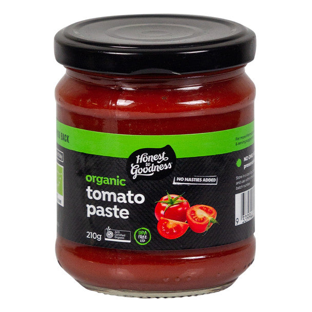 Honest To Goodness Organic Tomato Paste 210g