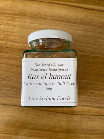Spice Road Spices - Ras el hanout Seasoning - Salt Free - 80g
