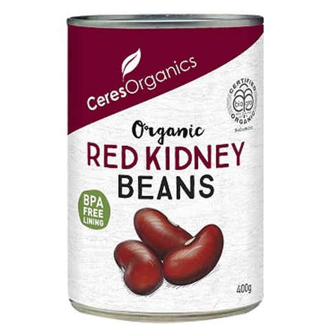 Ceres Organics Organic Red Kidney Beans - 400g - Low Sodium Foods