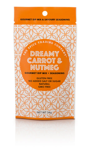 Spice Trading Co Dreamy Carrot and Nutmeg Gourmet Dip Mix - 34g - GF - Low Sodium Foods
