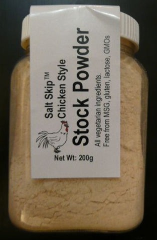 Salt Skip Chicken Style Stock Powder 200g - Gluten Free - Low Sodium Foods