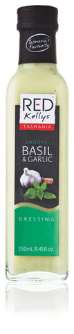Red Kellys Basil & Garlic Dressing - 250ml. Gluten Free - Low Sodium Foods