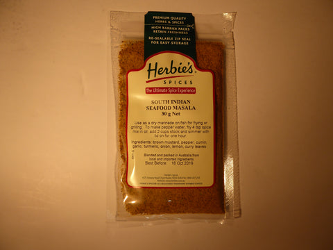 Herbies South Indian Seafood Masala Curry Powder - Low Sodium Foods