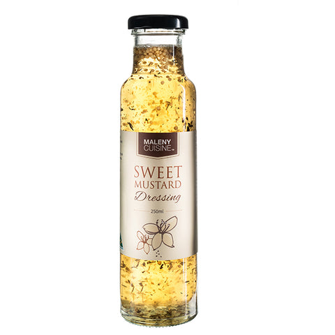 Maleny Cuisine Sweet Mustard Salad Dressing - 250ml. Gluten Free