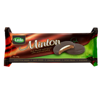 Leda Nutrition Choc Minton Biscuits (Gluten, Soy, Dairy & Egg Free, Vegan) 155g