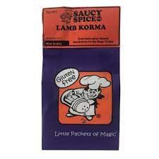 Saucy Spice Co Lamb Korma - 55g. Gluten Free