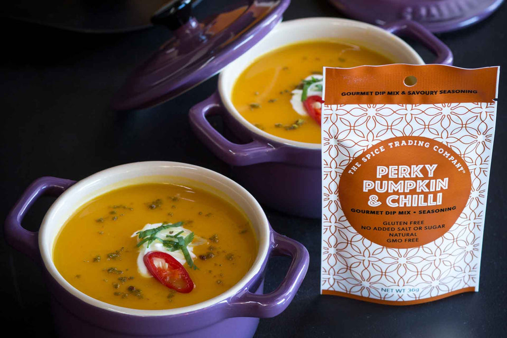 Perky Pumpkin and Chilli Soup
