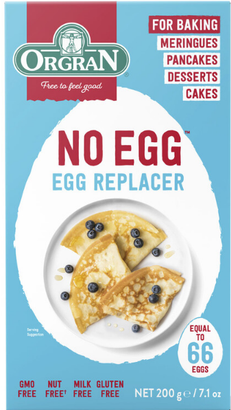 Orgran No Egg Replacer Mix 200g Pouch