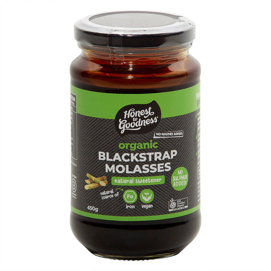 Honest To Goodness Organic Blackstrap Molasses 450g