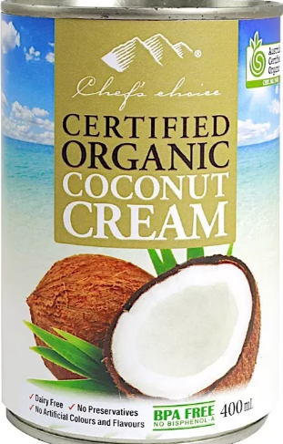 Chef's Choice Organic Coconut Cream 400g