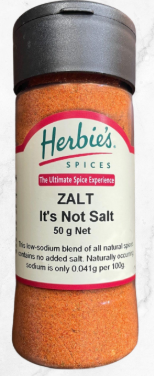 Herbie's Zalt (shaker jar) - 50g - Low Sodium Foods