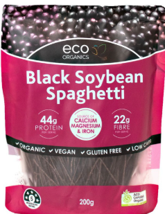 Honest to Goodness Organic Black Soybean Spaghetti 200g - Gluten Free - Low Sodium Foods