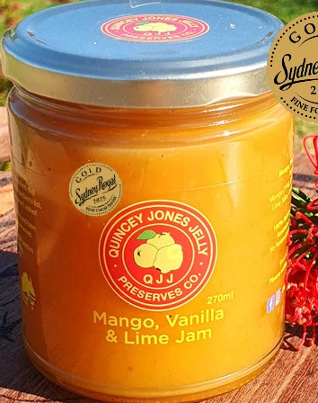QJJ Mango, Lime & Vanilla Jam 270ml