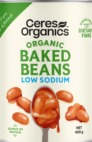 Ceres Organics Baked Beans - Low Sodium - 400gms