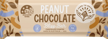 Food to Nourish Bliss Bar Choc Peanut 40g