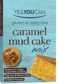 Yes You Can Caramel Mud Cake Mix 550g - Dairy & Gluten Free