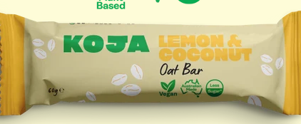 Koja Lemon Coconut Oat Bars 60g