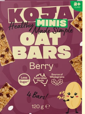 Koja Multipack Mini's Oat Bar Mixed Berry 120g