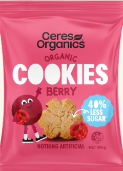 Ceres Organic Cookies - Berry 100g