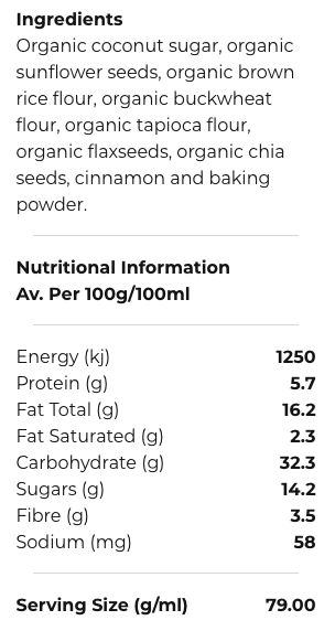 Food to Nourish Banana Bread Mix 360g