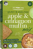 Yes You Can Apple & Cinnamon Muffin Mix 400g - Dairy& Gluten Free