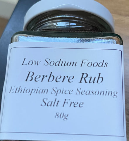 Spice Road Spices -Berbere Rub Seasoning - Salt Free - 80g
