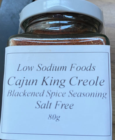 Spice Road Spices - Cajun King Creole Blackened Spice Seasoning - Salt Free - 80g