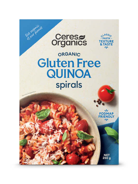 Ceres Quinoa Organic Rice Spirals 250g (Gluten Free)