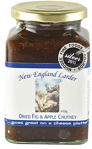 New England Larder, Dried Fig & Apple Chutney 410gm