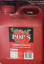 Pop's Tomato Sauce 2 litre. Gluten Free