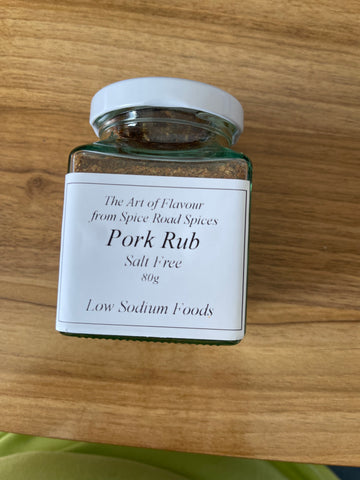 Spice Road Spices - Pork Rub Seasoning - Salt Free - 80g