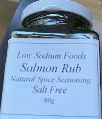 Spice Road Spices - Salmon Rub Seasoning - Salt Free - 80g