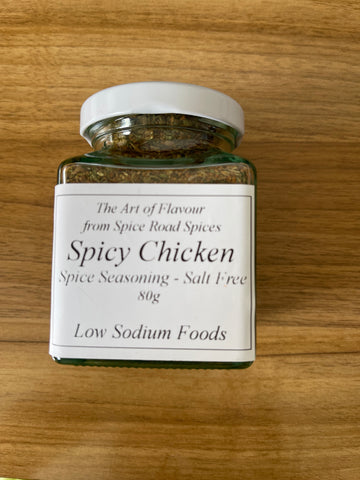 Spice Road Spices - Spicy Chicken Seasoning - Salt Free - 80g
