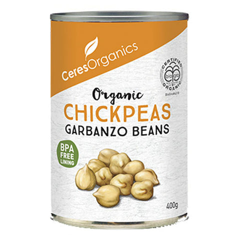 Ceres Organics Organic Chickpeas - 400g - Low Sodium Foods