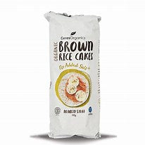 Ceres Organics Brown Rice Cakes - No Added Salt - 110g - Low Sodium Foods