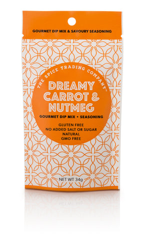 Spice Trading Co Dreamy Carrot and Nutmeg Gourmet Dip Mix - 34g - GF - Low Sodium Foods