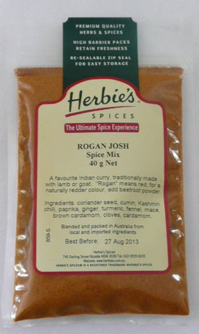 Herbie's Rogan Josh - 40g - Low Sodium Foods