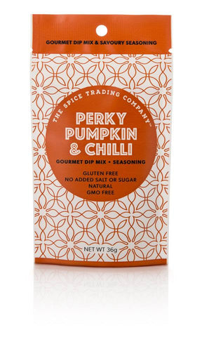Spice Trading Co Perky Pumpkin and Chilli Gourmet Dip Mix - 36g - GF - Low Sodium Foods