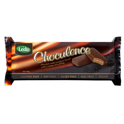 Leda Nutrition Choculence Biscuits (Gluten, Soy, Dairy & Egg Free, Vegan) 180g